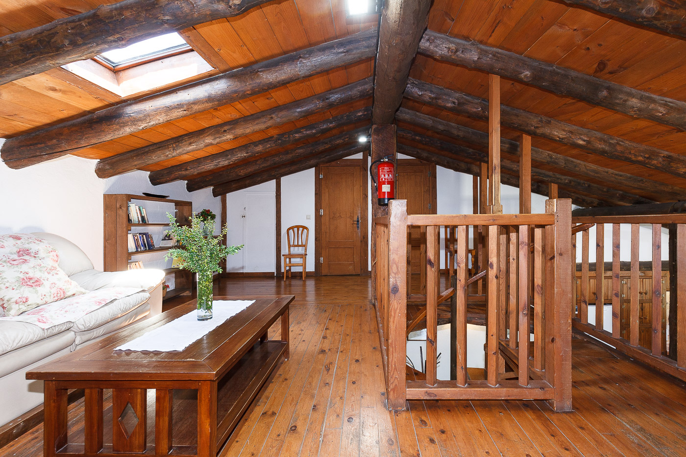 On the upper floor there is also one bedroom and bathroom